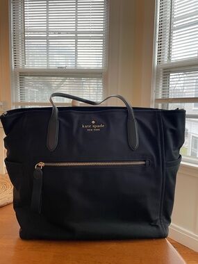 Kate Spade Black Nylon Tote